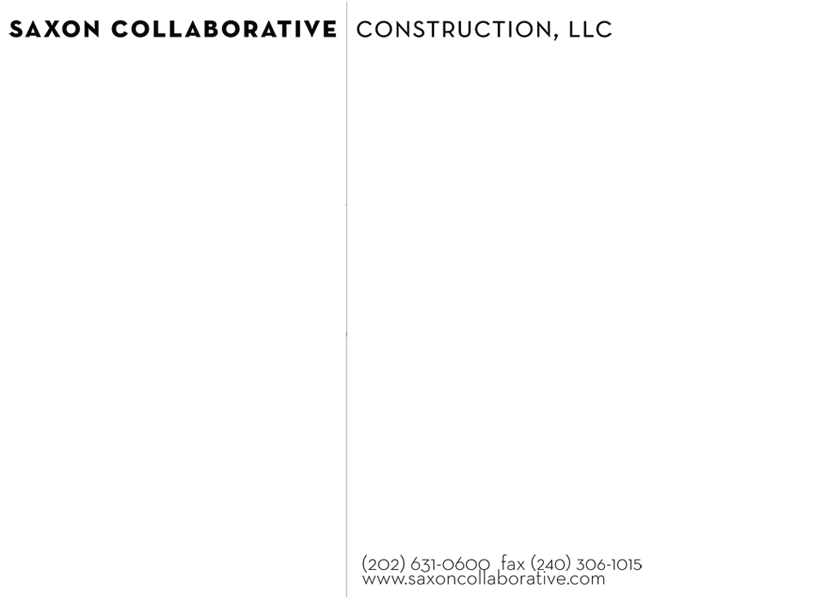 SaxonCollaborative Construction, LLC